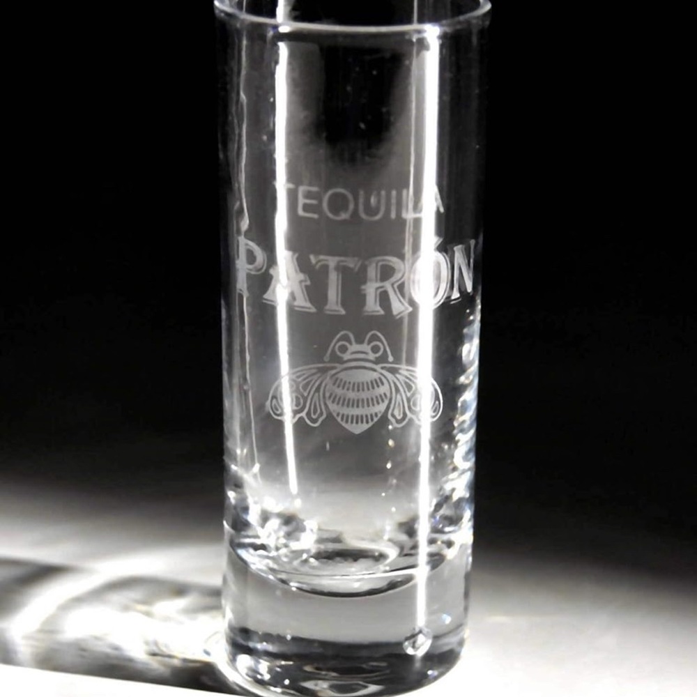 🐝 Set of 5 Patron Silver Shotglasses